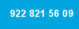 922 821 56 09 922 821 56 09